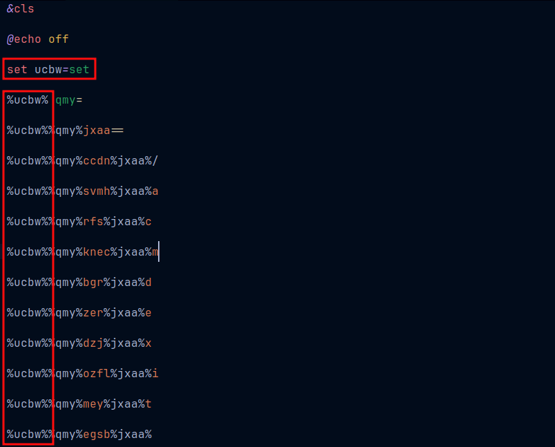 start of deobfuscation